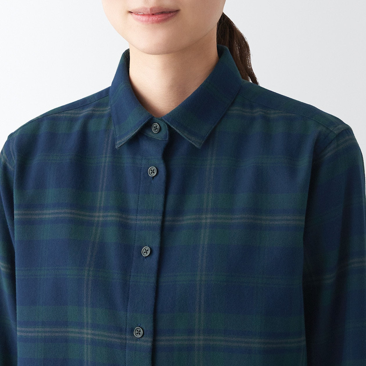 Double Brushed Flannel Long Sleeve Shirt