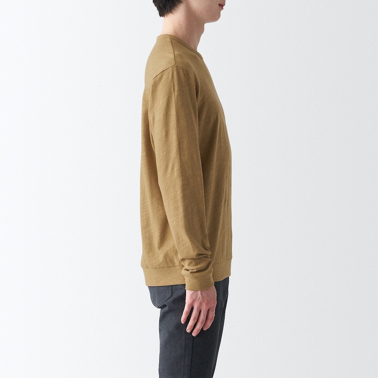 Slub Jersey Long Sleeve T-Shirt