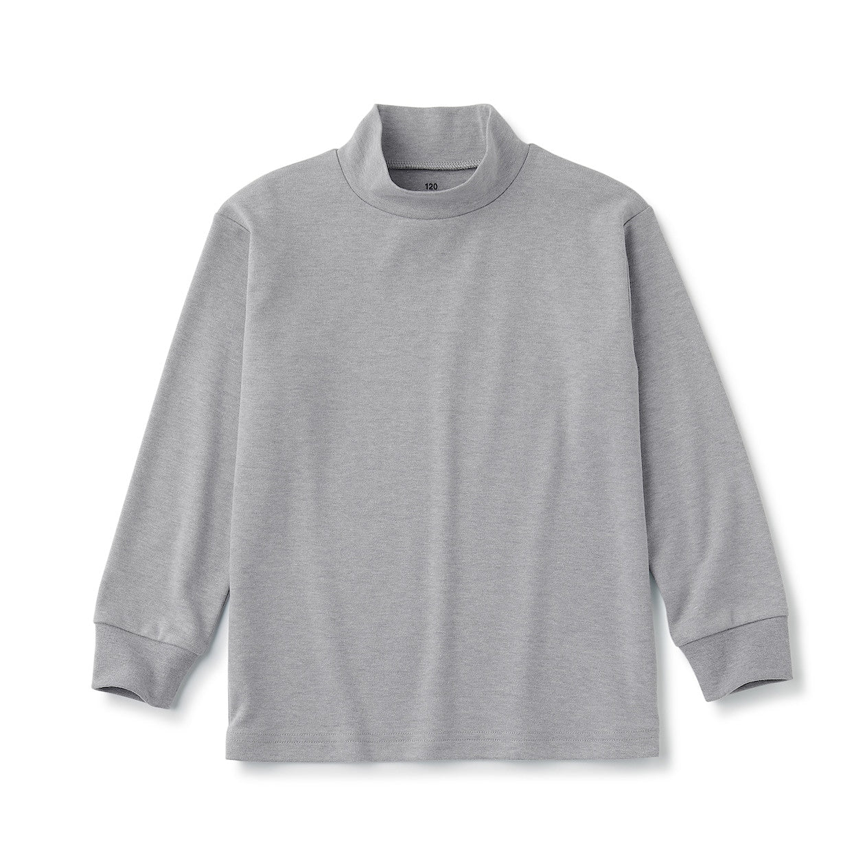 Brushed Interlock Mockneck Long Sleeve T-Shirt (5-14Y)