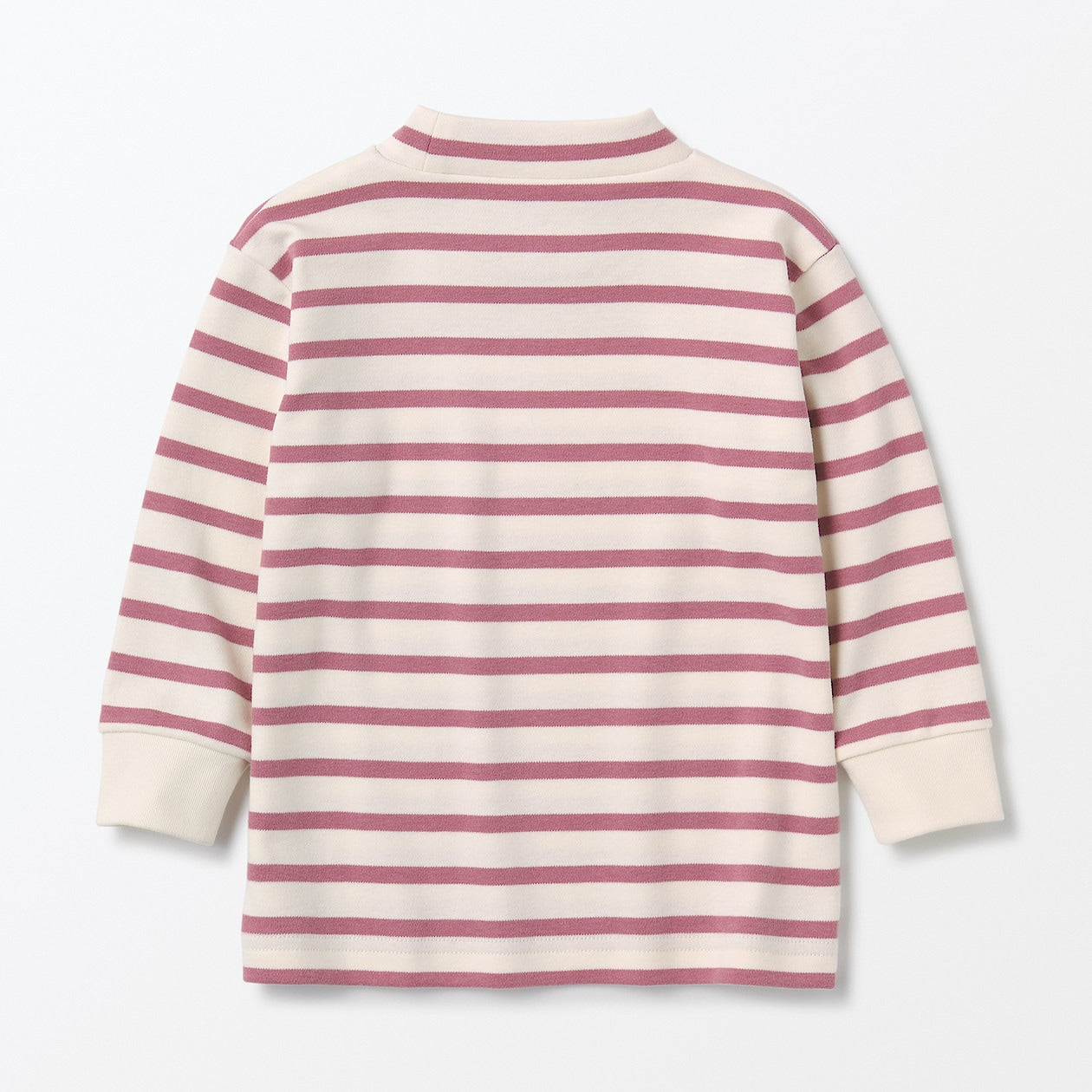 Brushed Interlock Mockneck Long Sleeve T-Shirt (1-4Y)