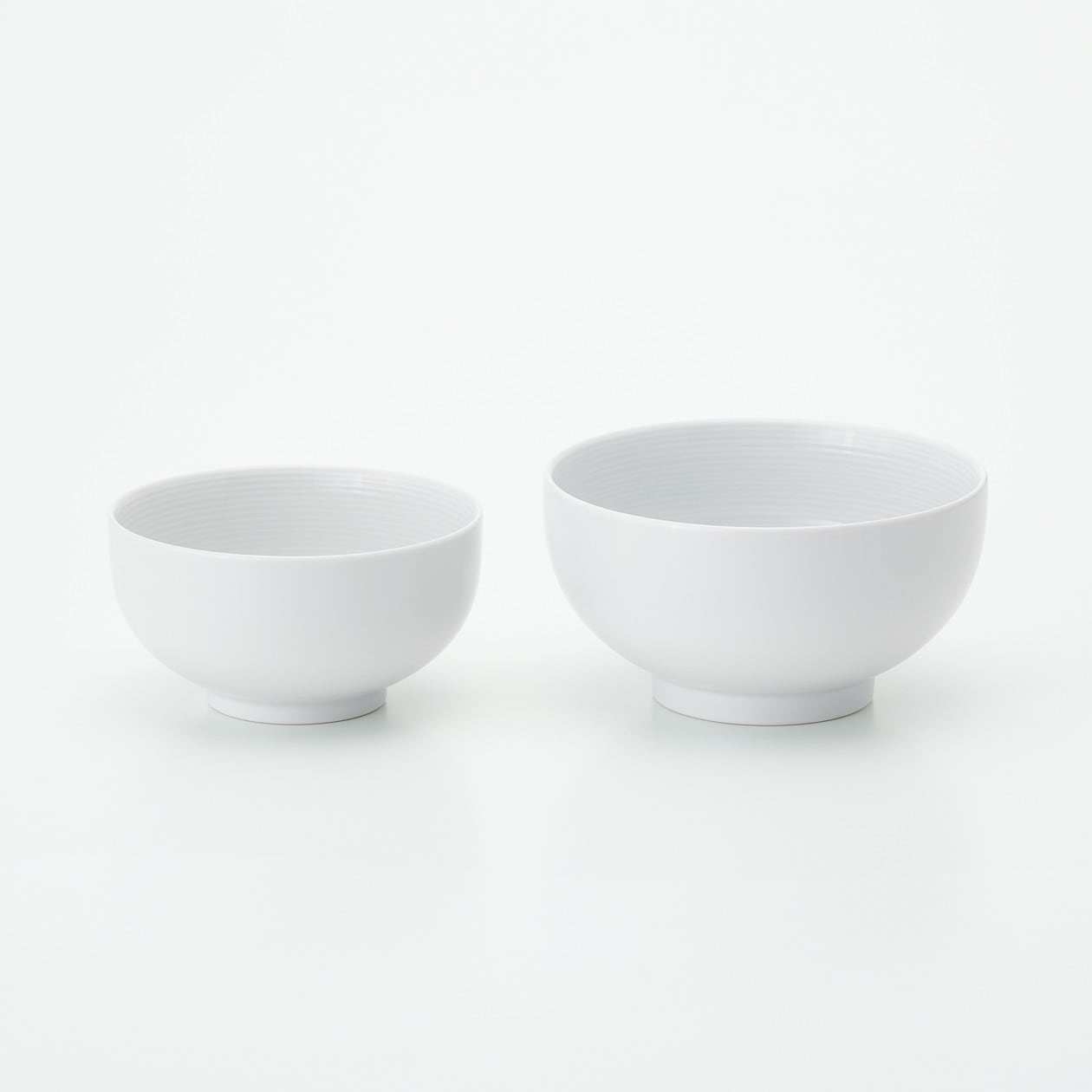 White Porcelain Donburi Bowl - Small