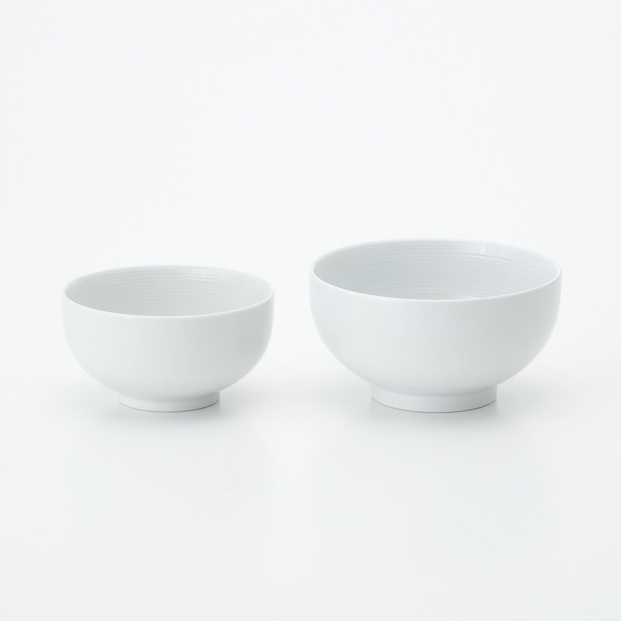 White Porcelain Donburi Bowl - Large