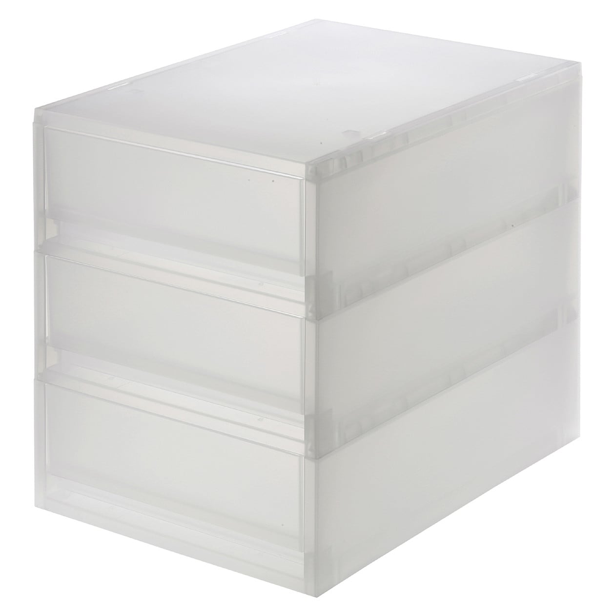 Polypropylene Storage Case - Shallow (3 Drawers)