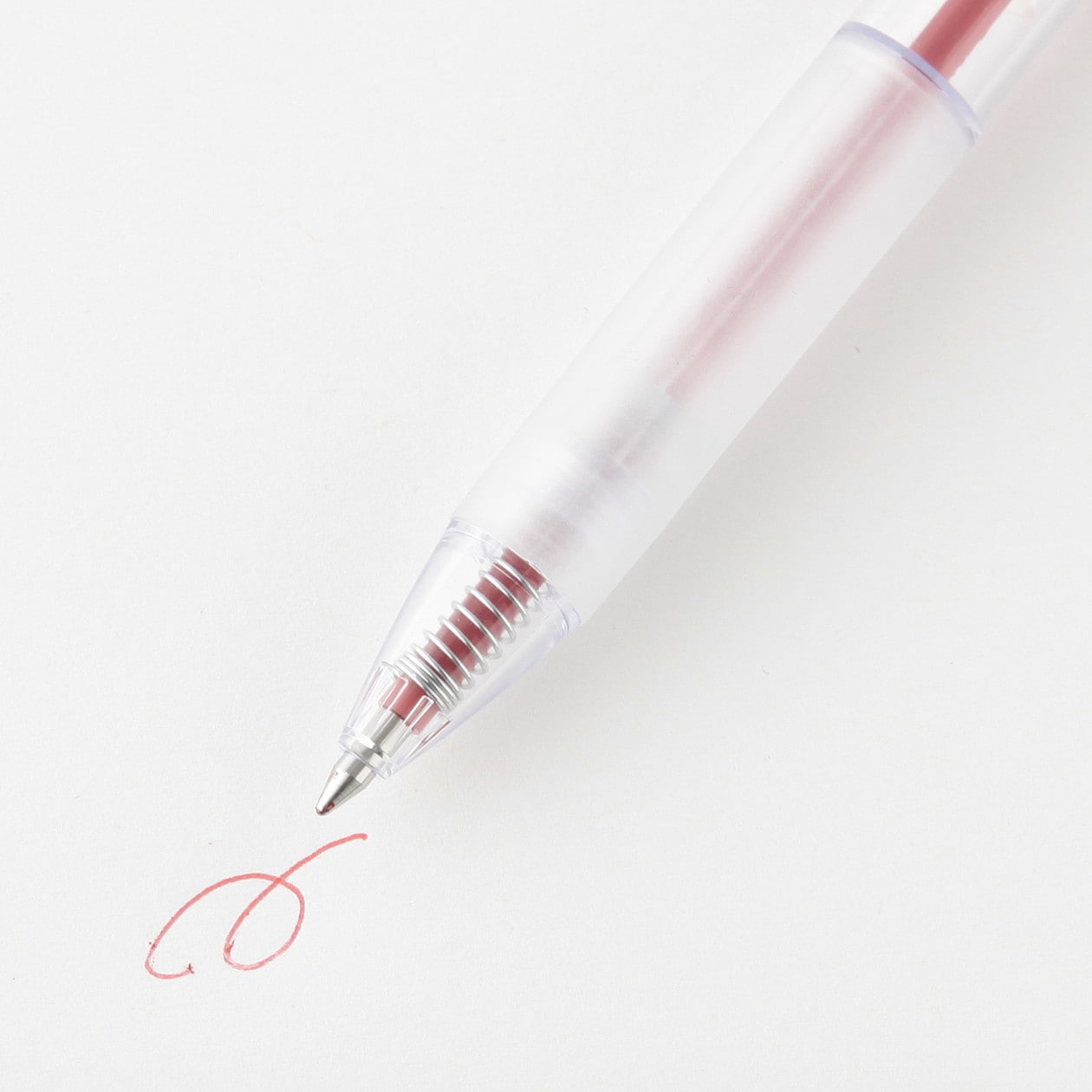 Polycarbonate Ballpoint Pen 0.7mm - Red