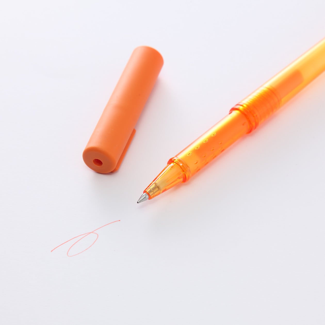 Erasable Ballpoint Pen - Orange