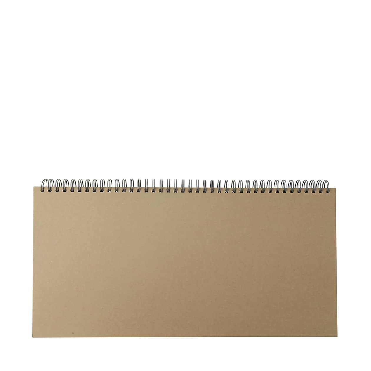 Kraft Paper Weekly Schedule Notebook - Horizontal Undated