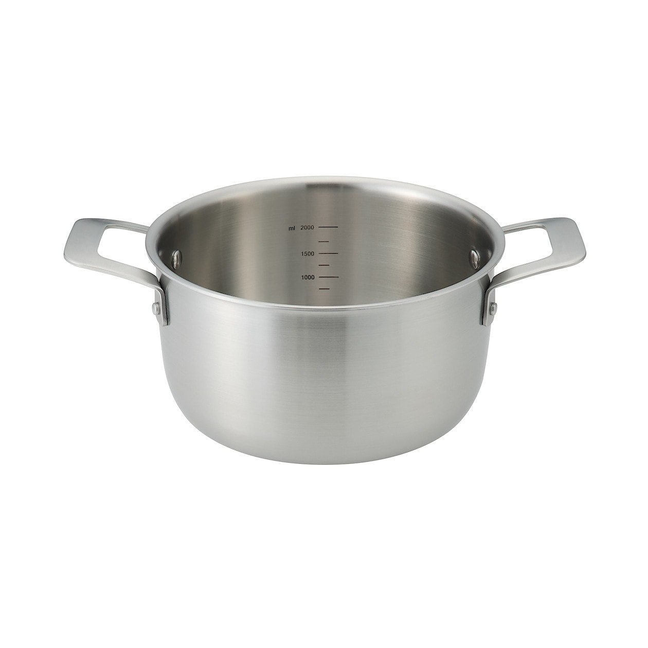 Stainless Aluminium 3-Layer Steel Saucepot (3L)