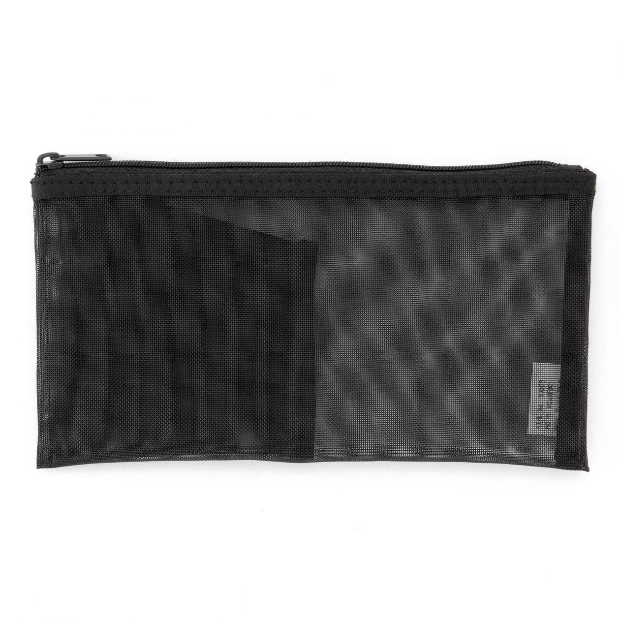 Nylon Mesh Pencil Case With Pocket