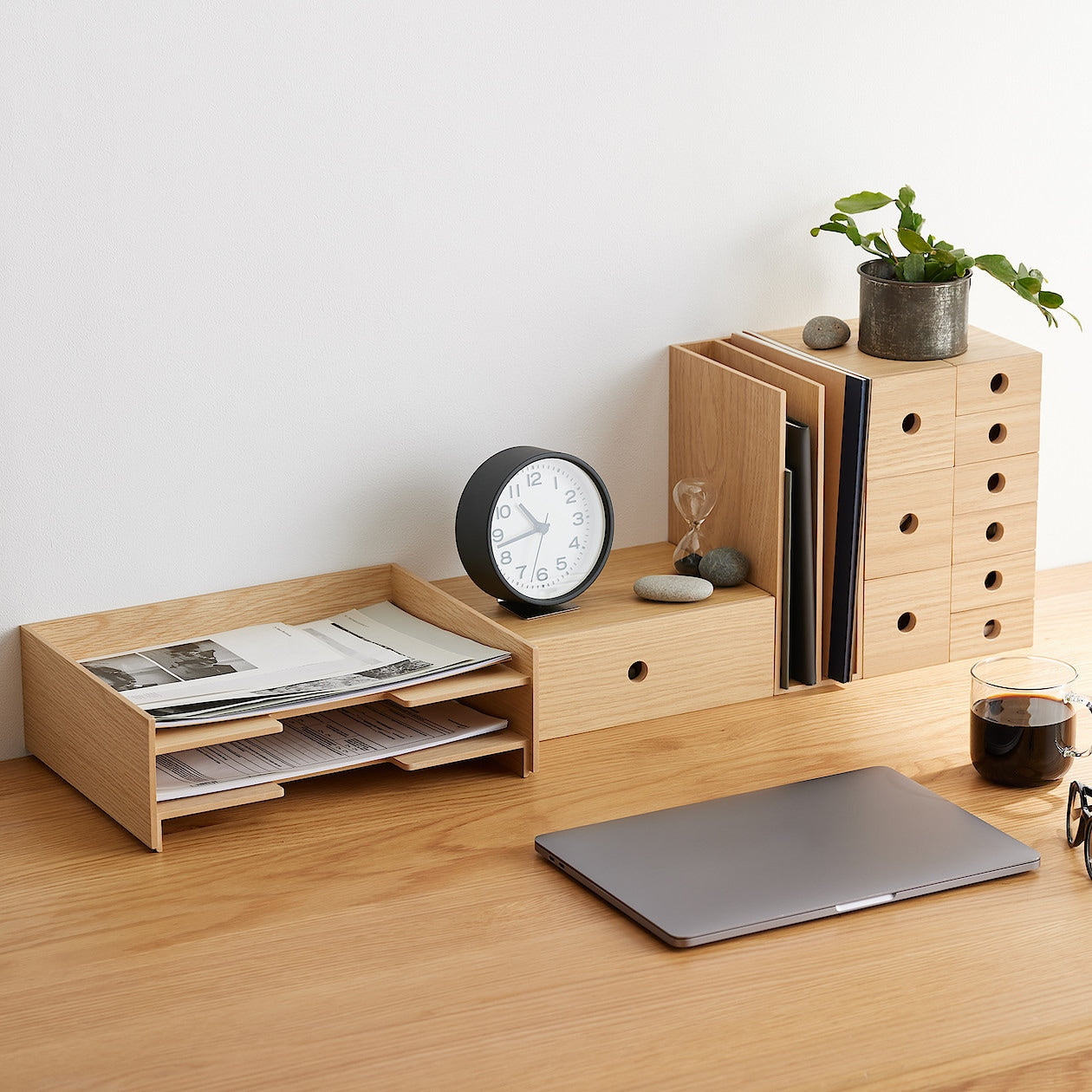 Wooden Storage Unit - 6 Drawers