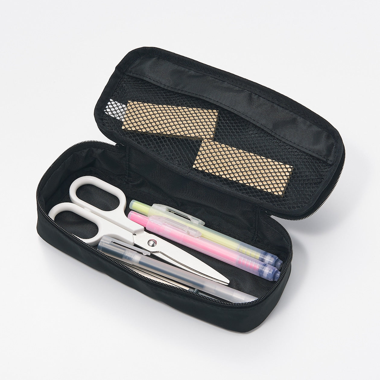 Zipper Pencil Case - Black