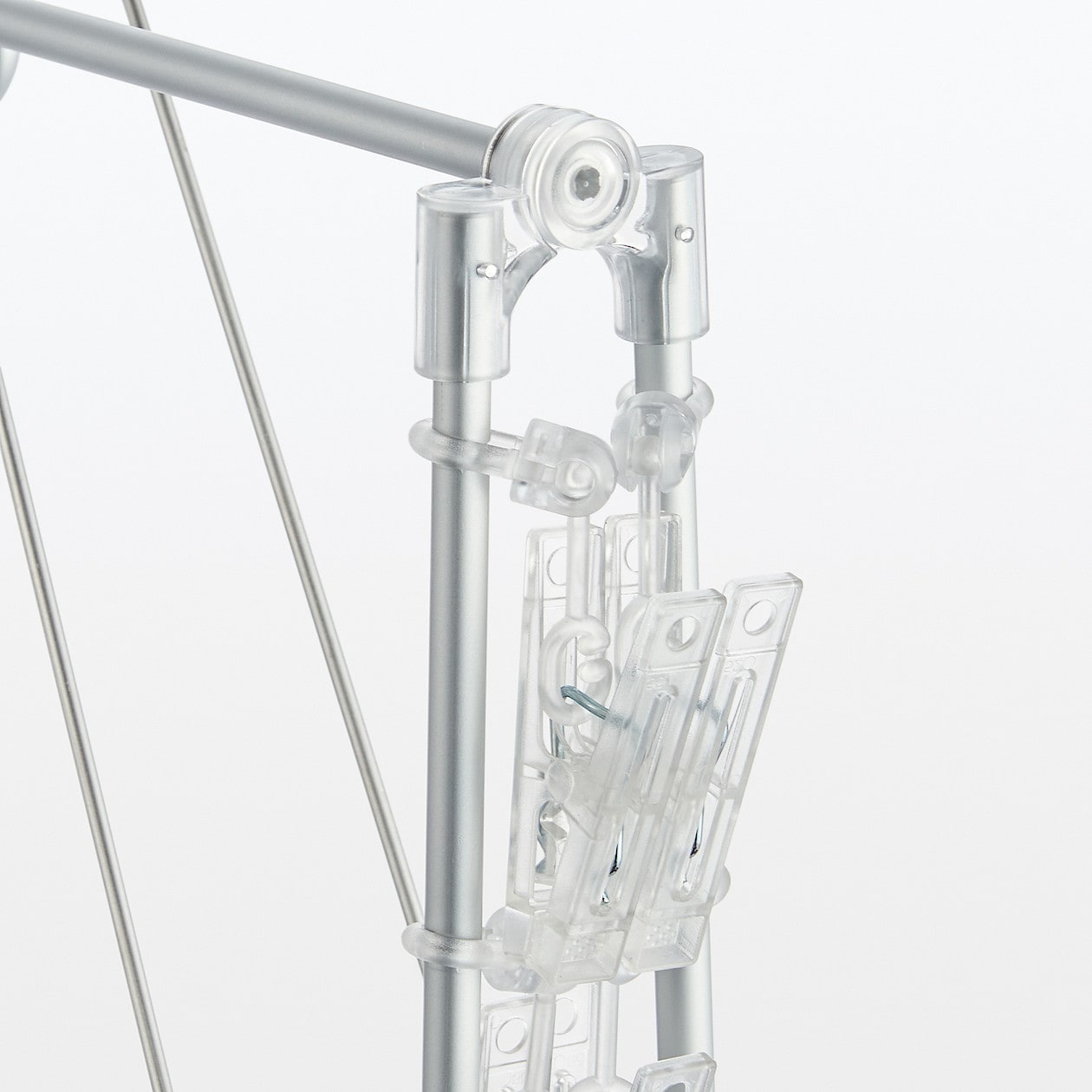 Aluminium Square Hanger - 24 Pegs