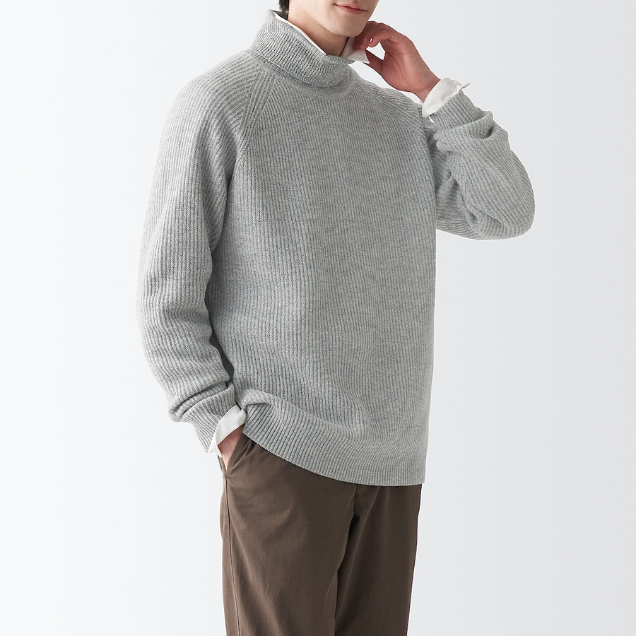 SEEALL HAND OVERSIZED HIGH NECK SWEATER 2021新作モデル