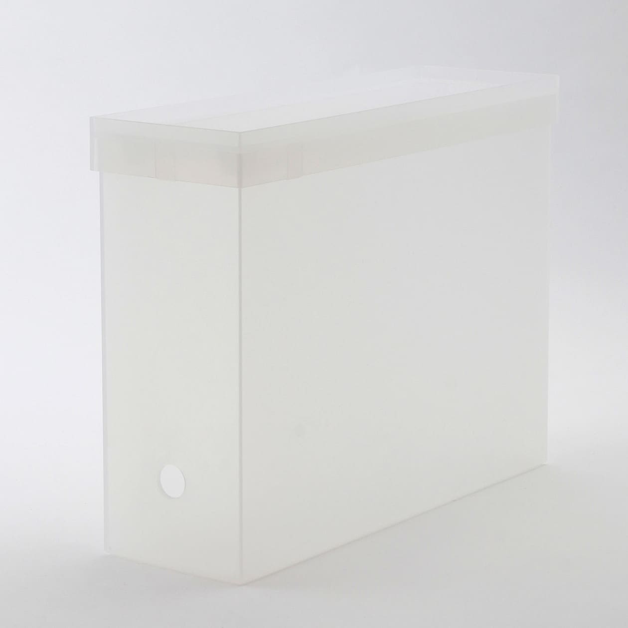 Castor-Attachable Lid For PP File Box - Clear