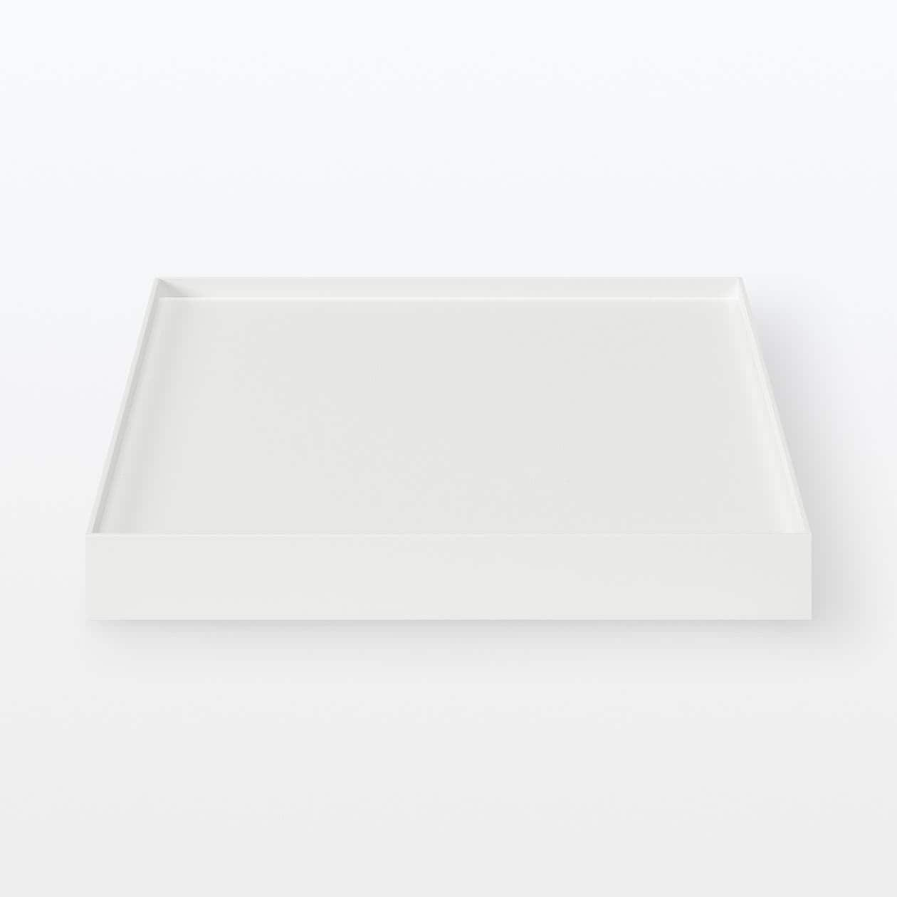 Castor-Attachable Lid For Wide PP File Box - White Grey