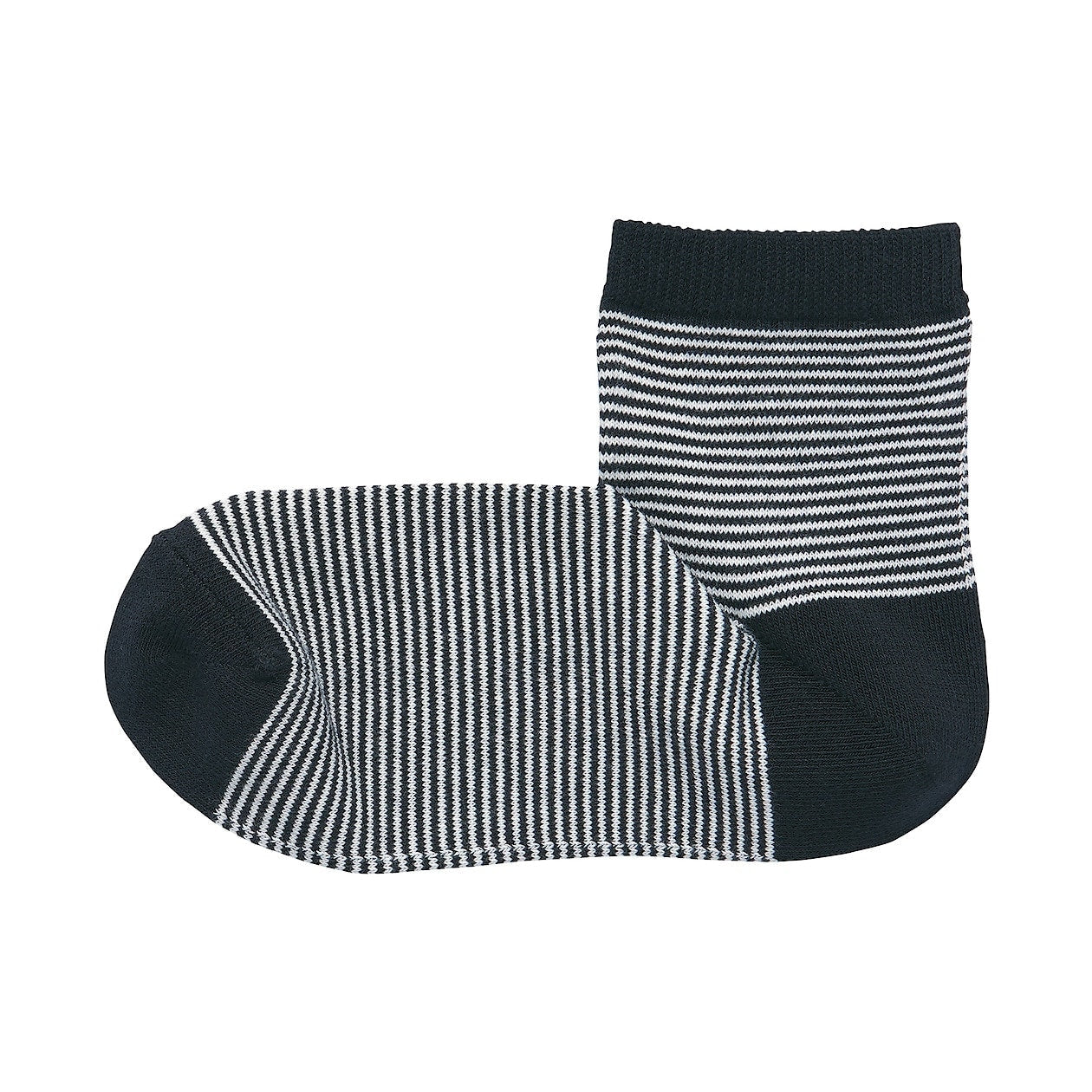 Right Angle Top Loose Short Border Socks