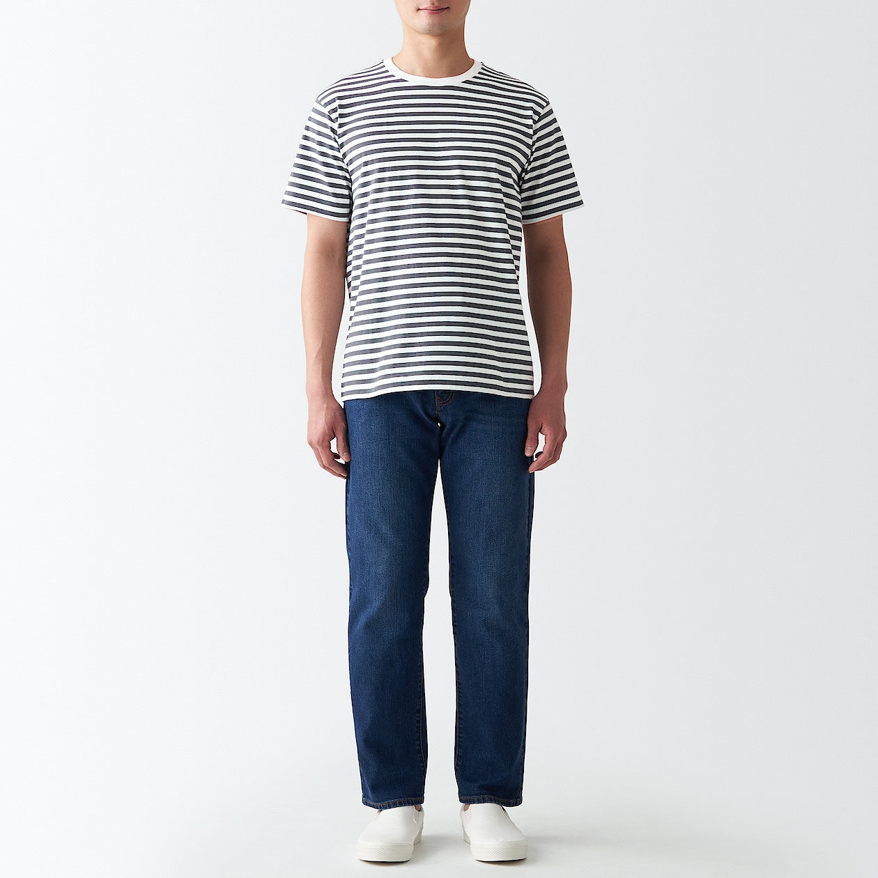 Washed Jersey Stripe T-Shirt