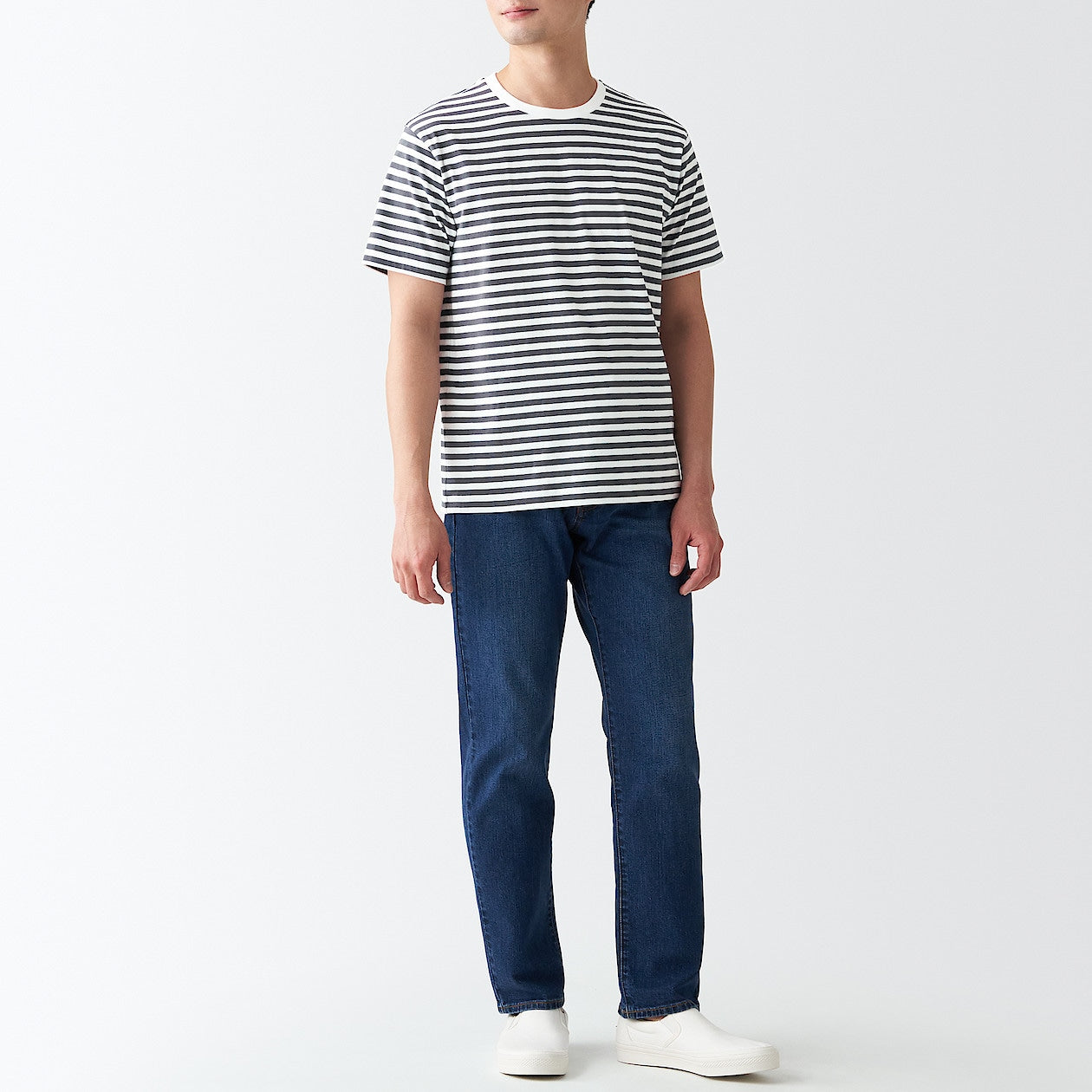 Washed Jersey Stripe T-Shirt