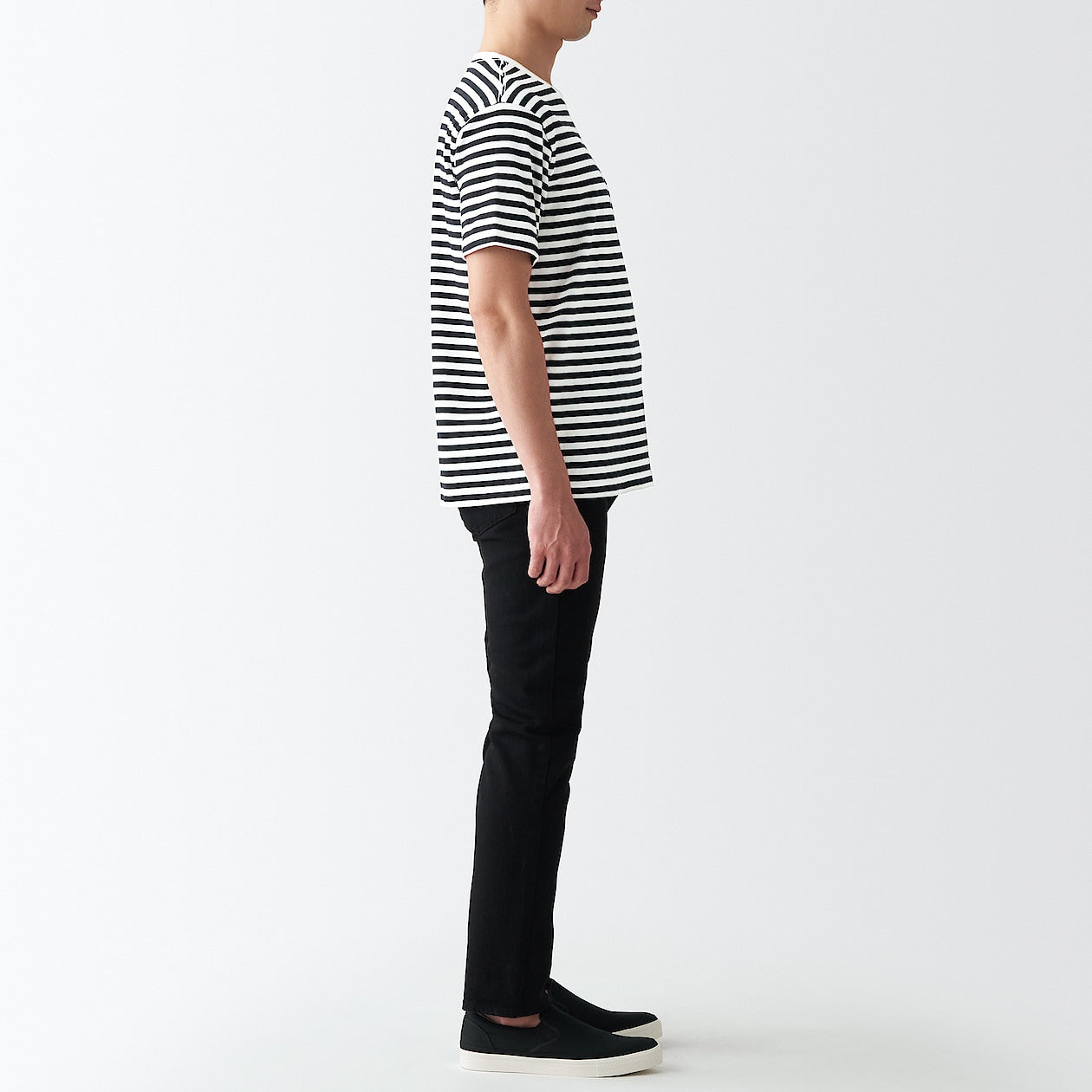 Washed Jersey Stripe T-Shirt