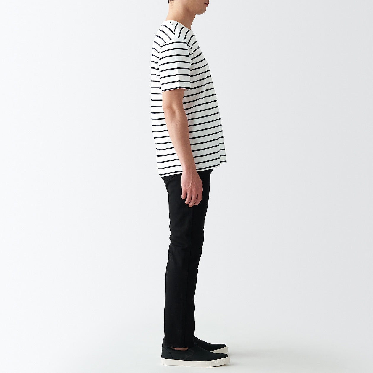 Washed Jersey Stripe T-Shirt