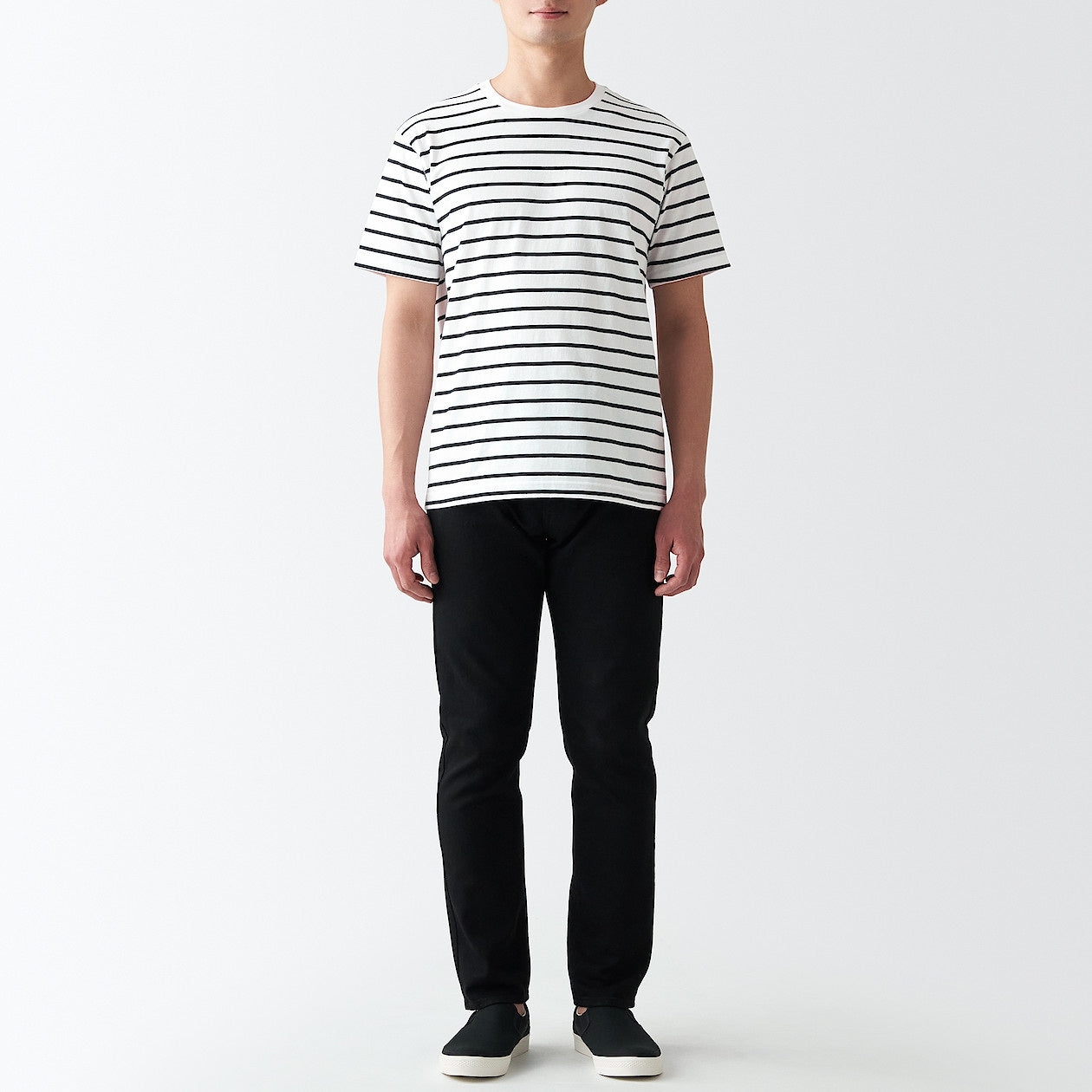 Washed Jersey Stripe T-Shirt