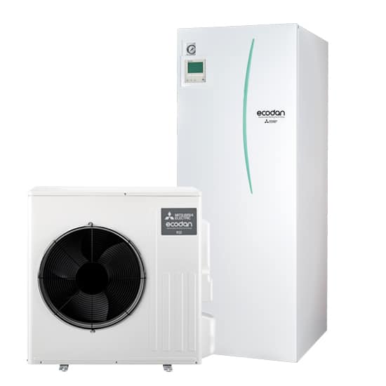 Mitsubishi Electric Ecodan ilma-vesilämpöpumppu - Hesatek Oy