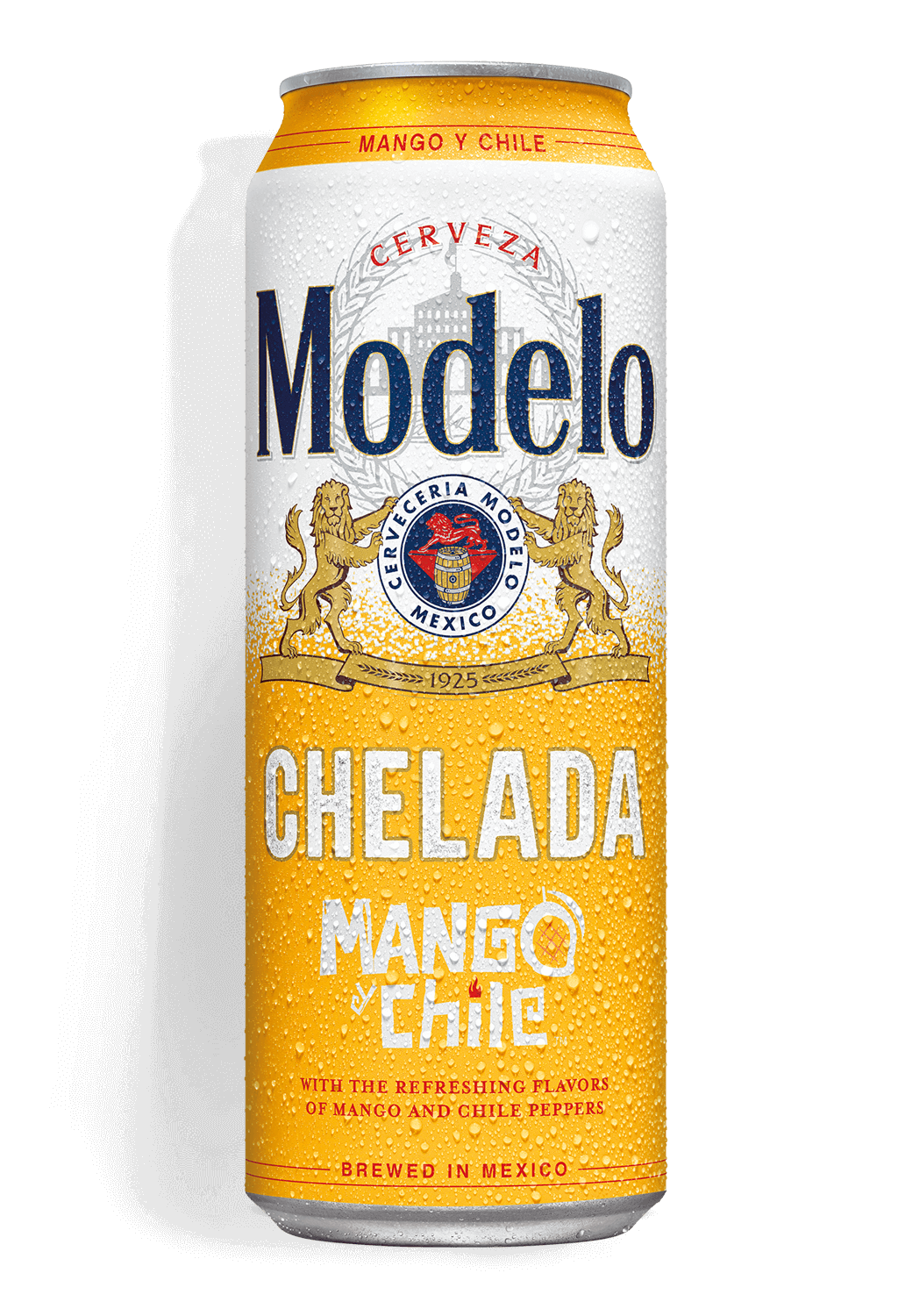 Modelo Chelada mango chile scroll bottle