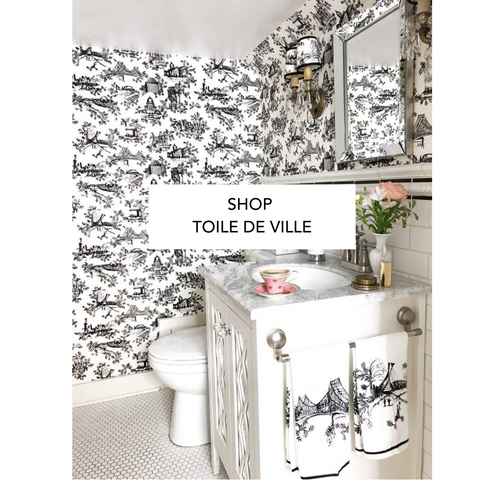 Shopping link for the toile de ville collection
