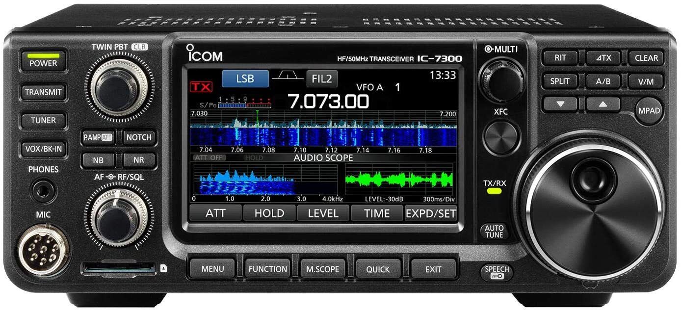 IC-7300 (100W) HF 50MHz(SSB CW RTTY AM FM) トランシーバー アイコム