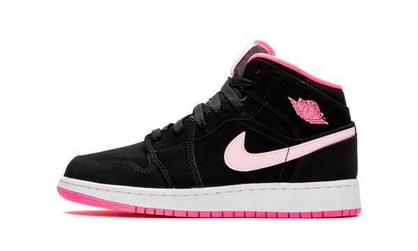 air jordan mid pink and black