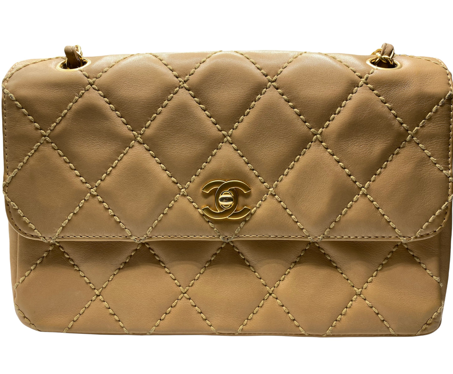 chanel wild stitch flap bag