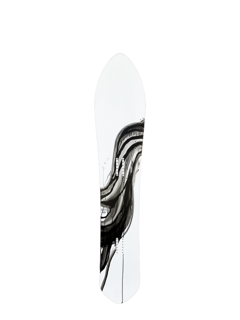 Pocket Rocket Snowboard, White-Red, 129 cm