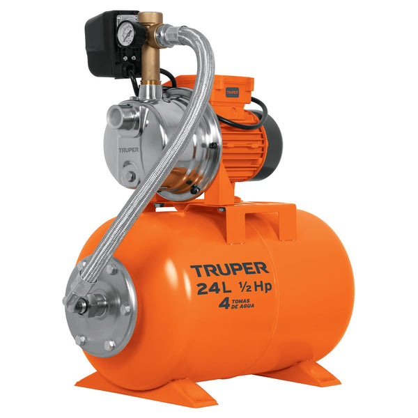 Bomba Agua Con Presurizador Truper 14637 1/3Hp