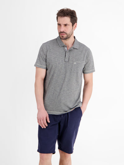 Poloshirt in Two-Tone-Piqué – LERROS SHOP