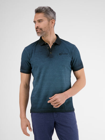 – Polo SHOP shirt LERROS with stripes tonal