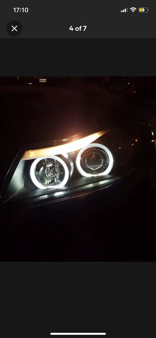 BMW E46 02-05 Sedan U Shape LED Angel Eyes Projector Headlight – CarGym