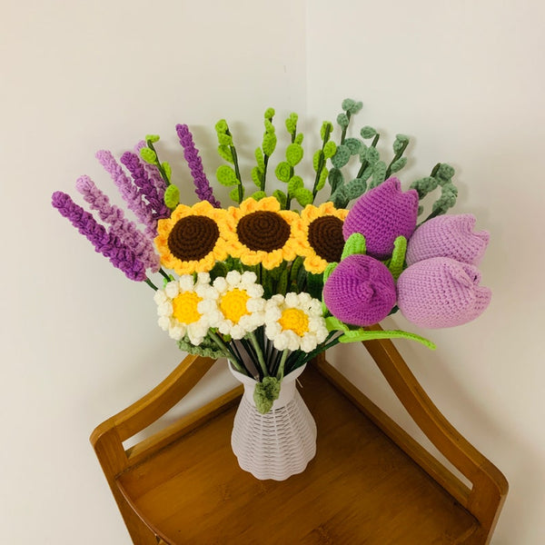 Crochet Flowers Bouquet | Crochet Flower Bouquet for Sale | Order ...