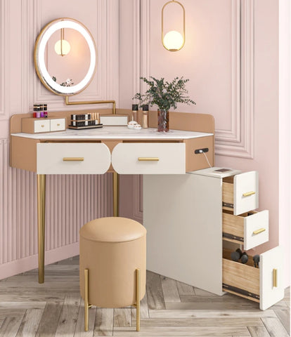 corner dressing table