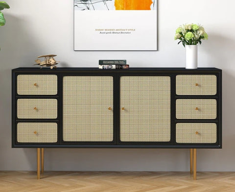 rattan sideboard