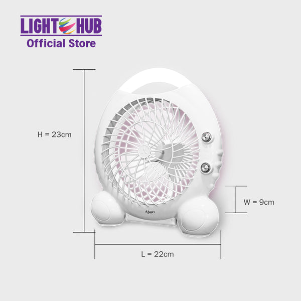 akari 5 led cooling fan