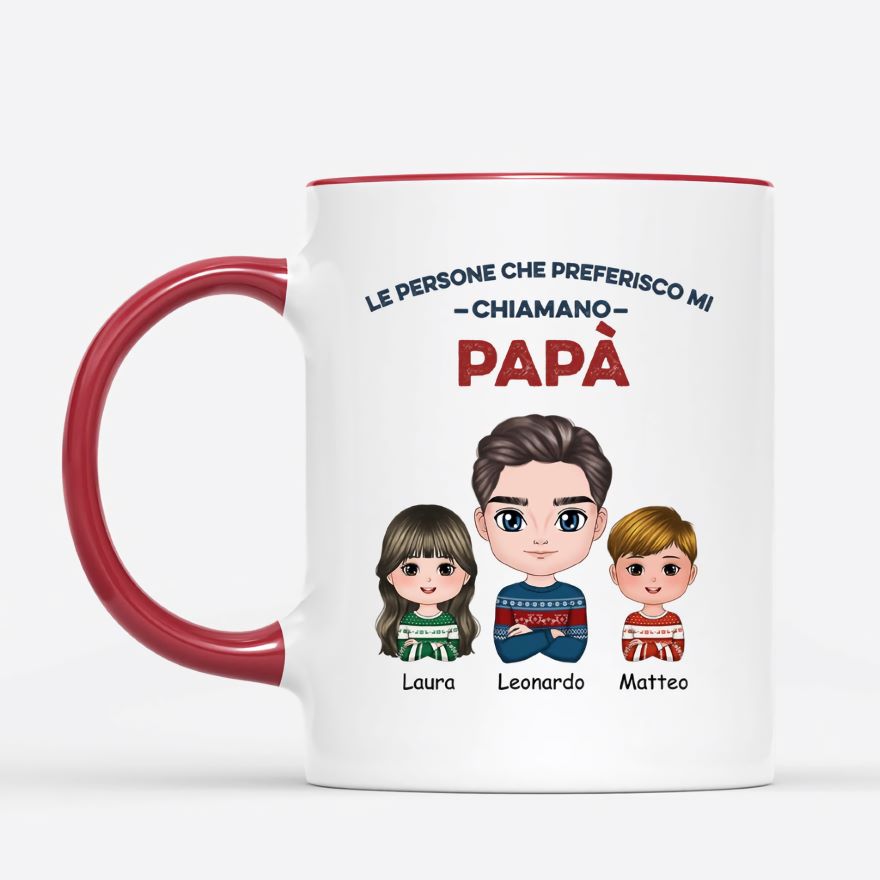 Idee regalo papà tazza personalizzata