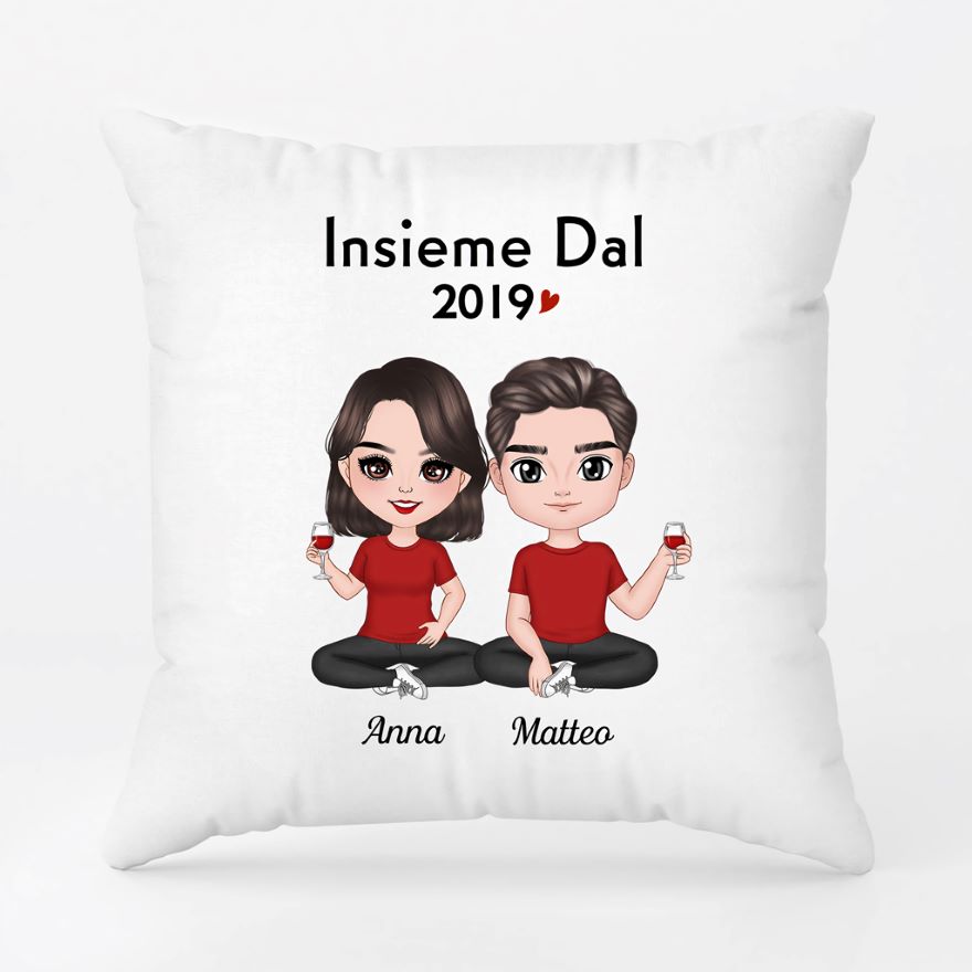 Regalo di compleanno per lui cuscino personalizzato