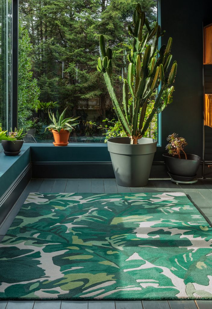 Matrix Palm Rug