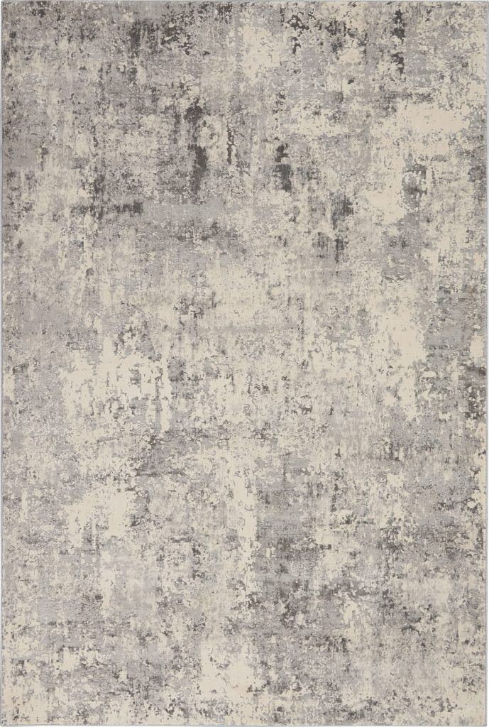 Rustic Textures grey ivory rug by Nourison RUS07