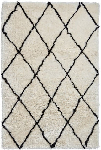 Love-Rugs - Our Top 10 Berber Style Rugs - Morocco 2491 Ivory Black Rug