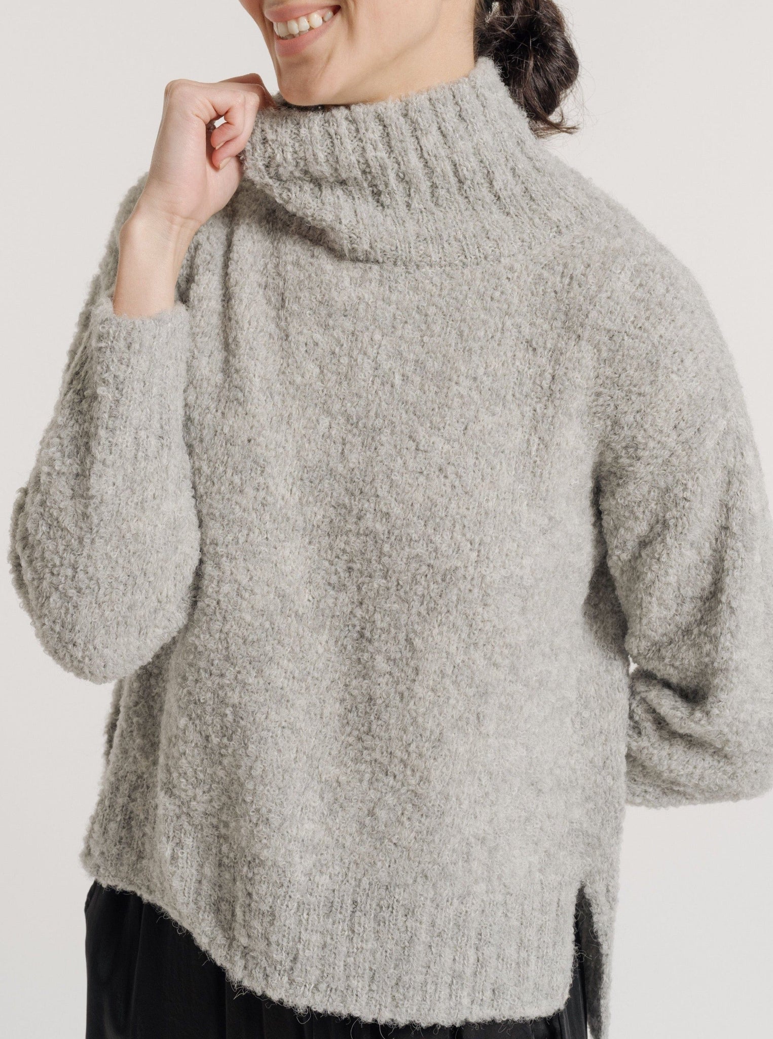 Basket Weave Sweater - Natural by Donna Wilson. 100% lambswool.