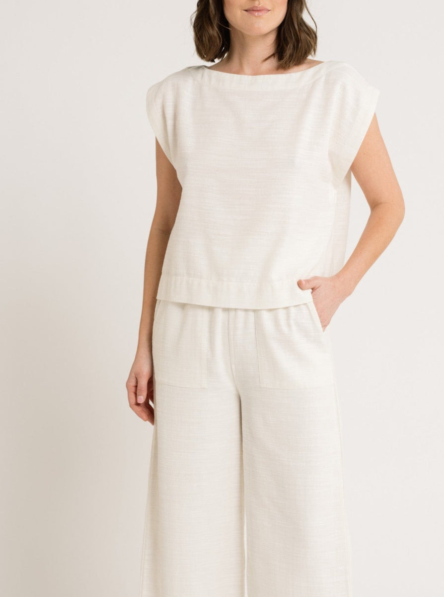 Everyday Top - Natural Linen – LAUDE the Label