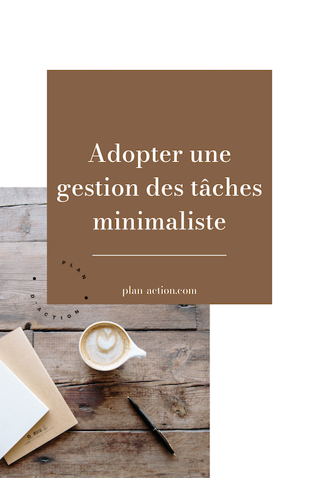 Image Pinterest -Adopter une gestion des tâches minimaliste