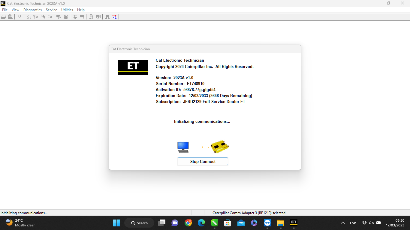 CATERPILLAR ET2024B FULL SERVICE DEALER + FACTORY PASSWORD + FLASH FILES