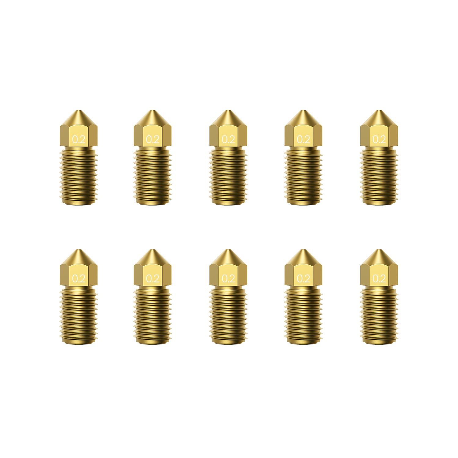 

10-Pack Nozzle Kit (0.2mm, M5/M5C)