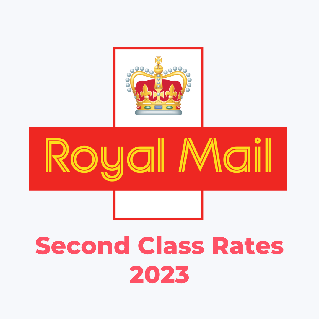 Royal Mail Second Class Postage Rates 2023! Franking Labels